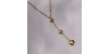 Collier Trilogie Coeur  - or jaune