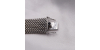 Bracelet Maille Milanaise or blanc