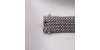 Bracelet Maille Milanaise or blanc