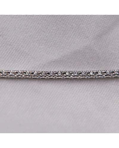 Rivière de diamants en or blanc 18 carats