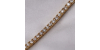 Rivière de diamants en or jaune 18 carats