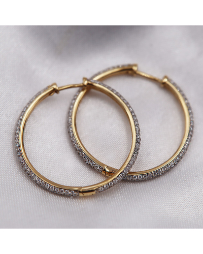 Créoles Diamants