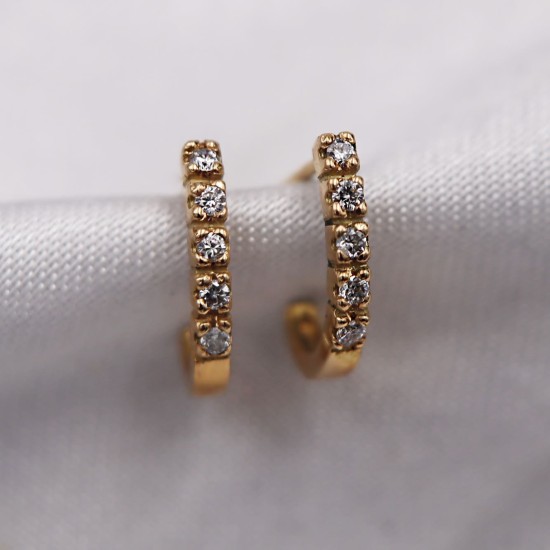 Boucles d'oreilles Diamants