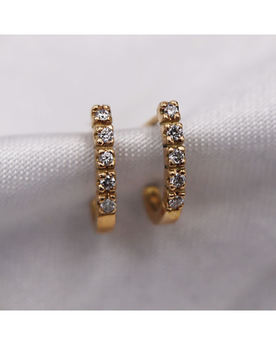 Boucles d'oreilles Diamants