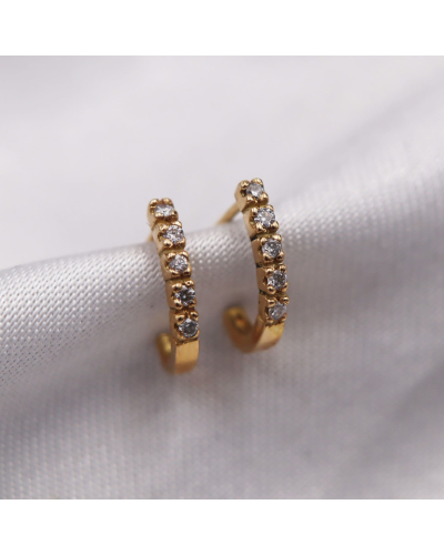 Boucles d'oreilles Diamants