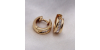 Petites créoles diamants baguettes