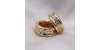Petites créoles diamants baguettes