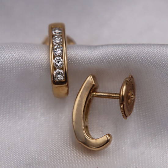 Boucles d'oreilles diamants