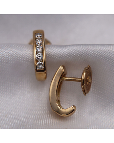 Boucles d'oreilles diamants