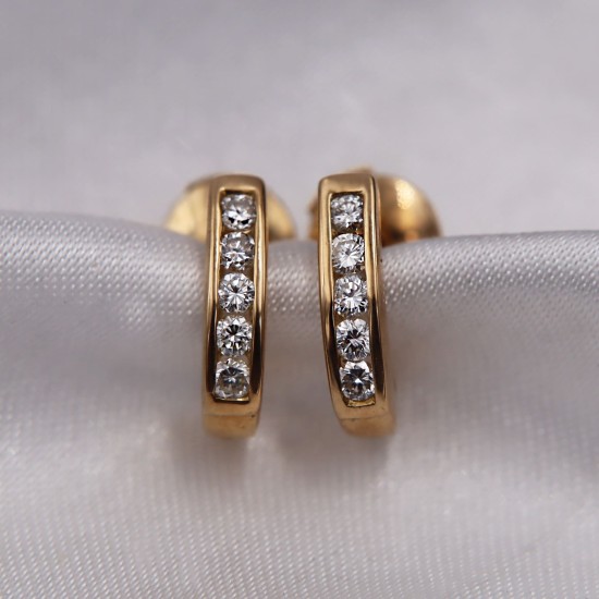Boucles d'oreilles diamants