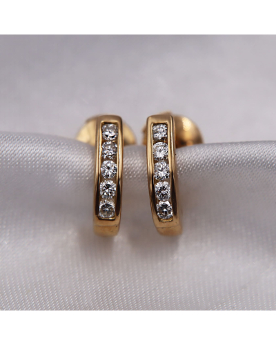Boucles d'oreilles diamants