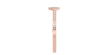 Solitaire coussin accompagné en or rose 18k et diamants