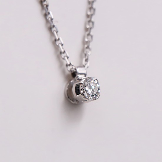 Collier diamant classique