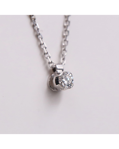 Collier diamant classique