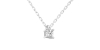collier diamant princesse en or blanc 18k