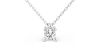 collier diamant princesse en or blanc 18k