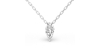 collier diamant princesse en or blanc 18k