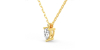 collier diamant princesse en or jaune 18k