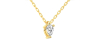 collier diamant princesse en or jaune 18k