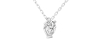collier diamant princesse en or blanc 18k