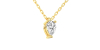 collier diamant princesse en or jaune 18k