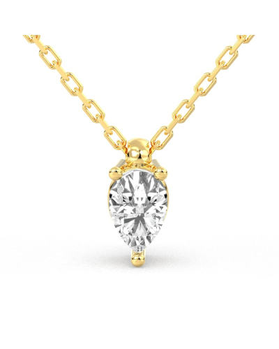 collier diamant princesse en or jaune 18k