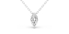 collier diamant princesse en or blanc 18k