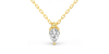 collier diamant princesse en or jaune 18k