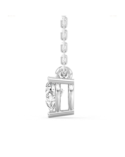 collier diamant princesse en or blanc 18k