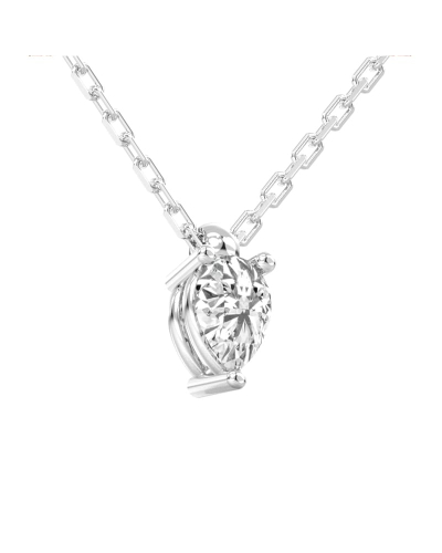 collier diamant princesse en or blanc 18k