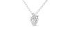 collier diamant princesse en or blanc 18k