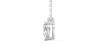 collier diamant princesse en or blanc 18k