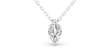 collier diamant princesse en or blanc 18k
