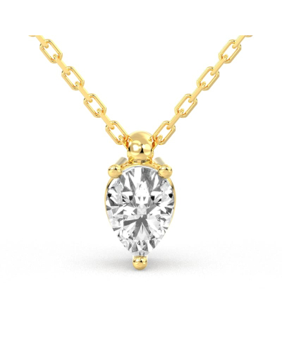 collier diamant princesse en or jaune 18k