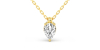 collier diamant princesse en or jaune 18k