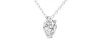 collier diamant princesse en or blanc 18k