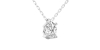 collier diamant ovale en or blanc   18k