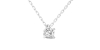 collier diamant coussin en or blanc 18k