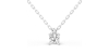 collier diamant coussin en or blanc 18k