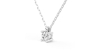 collier diamant coussin en or blanc 18k