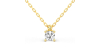collier diamant coussin en or jaune 18k