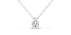 collier diamant coussin en or blanc 18k