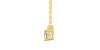 collier diamant coussin en or jaune 18k