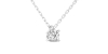 collier diamant coussin en or blanc 18k