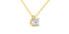 collier diamant coussin en or jaune 18k