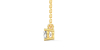 collier diamant coussin en or jaune 18k