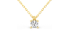collier diamant coussin en or jaune 18k