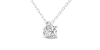 collier diamant coussin en or blanc 18k
