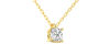 collier diamant coussin en or jaune 18k
