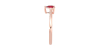 Bague solitaire en or rose avec rubis poire